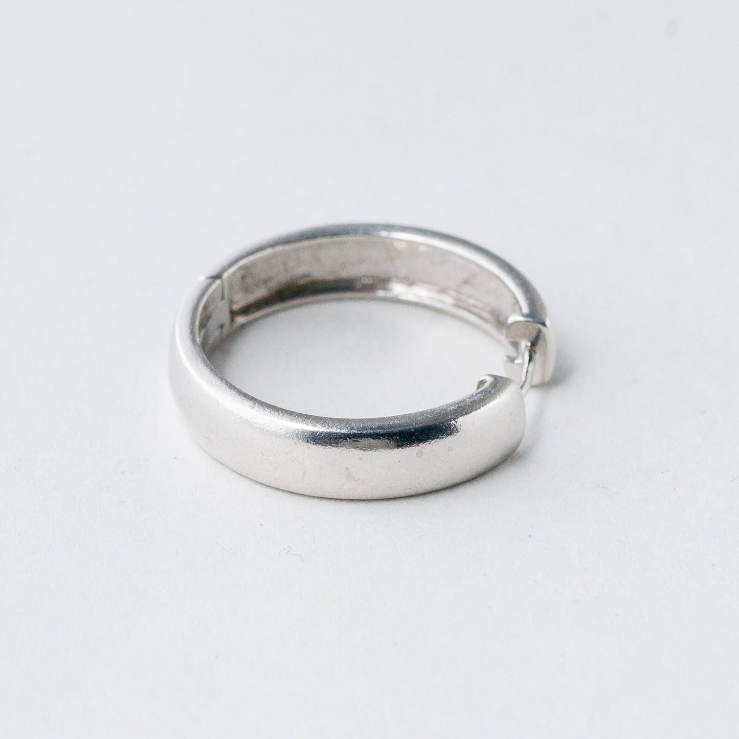 Einzelner Ohrring Creole Silber 2,86 g2