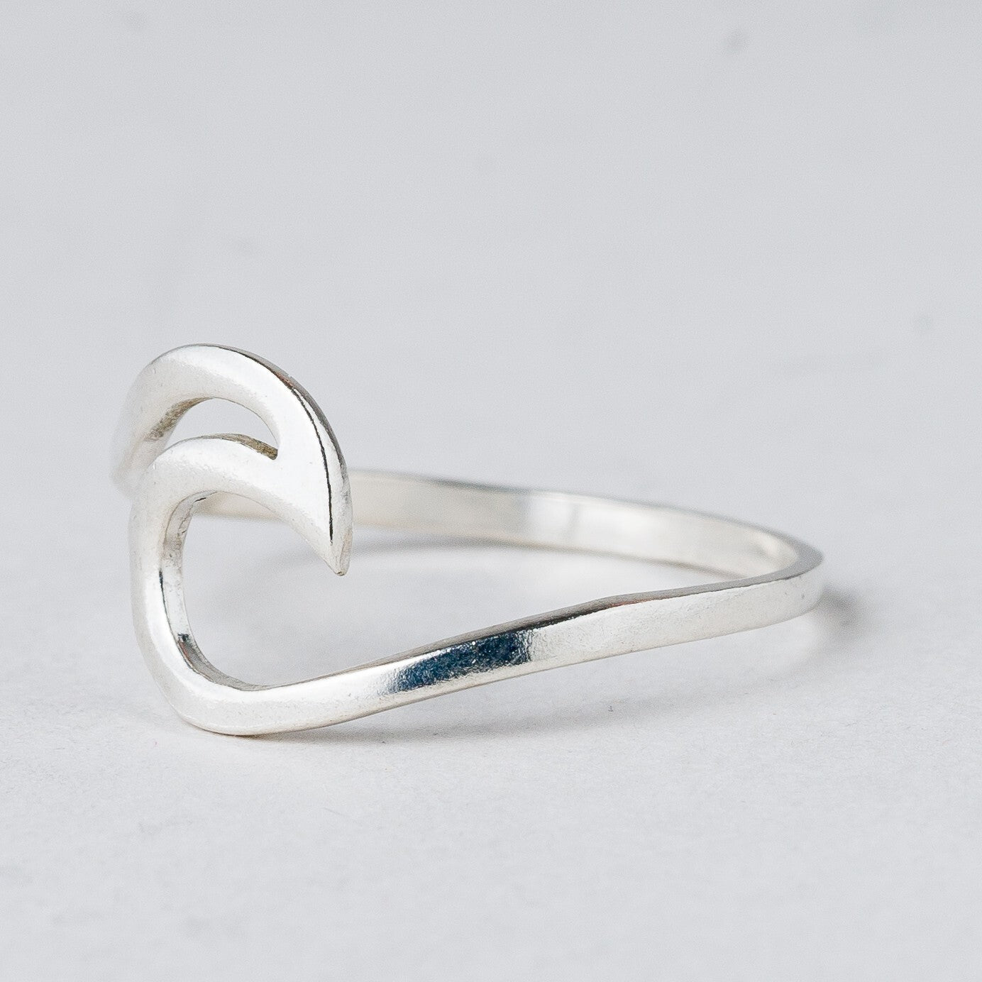 Silber Ring 925 Größe 55 (17,5 mm Ø) 1,01 g4