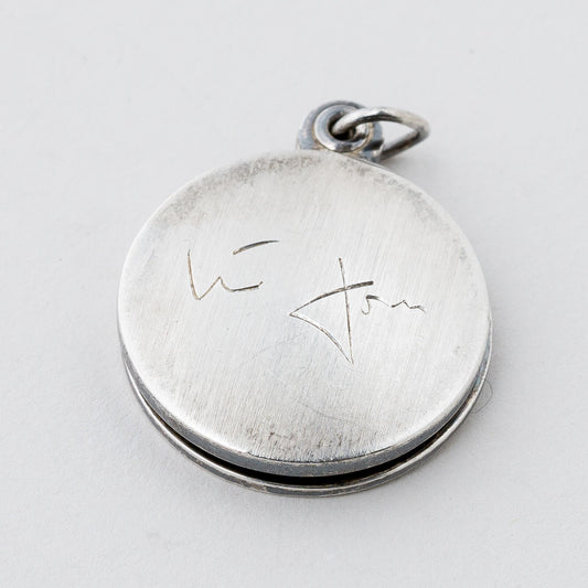Silber Anhänger 925 Medaillon 3 cm 11,02 g0