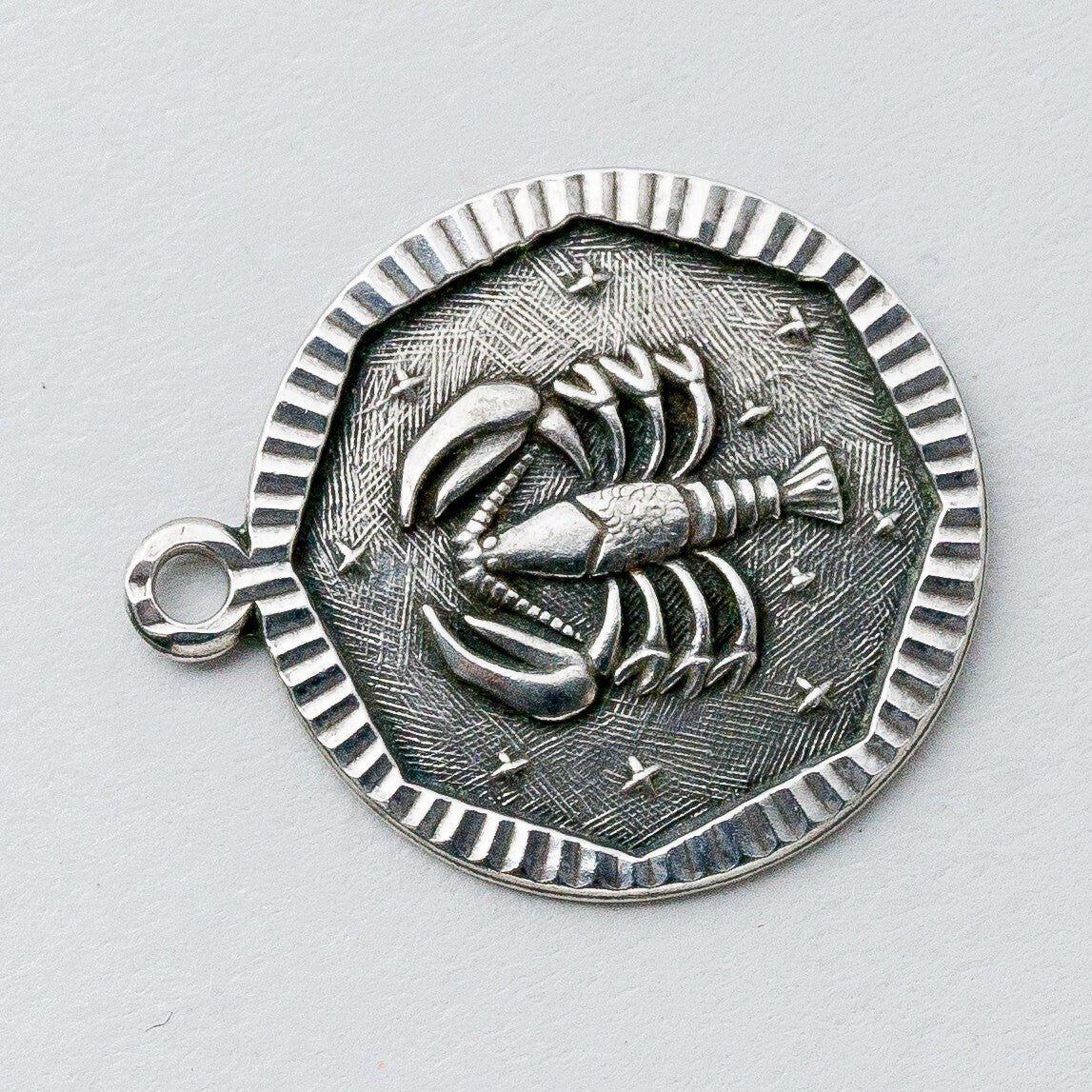 Silber Anhänger Kettenanhänger 835 Sternzeichen Krebs 1,98 g2