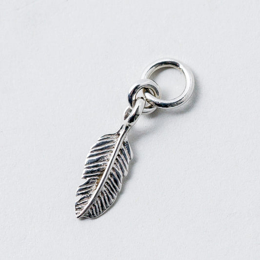 Anhänger 925 Silber Feder 2 cm 0,49 g0