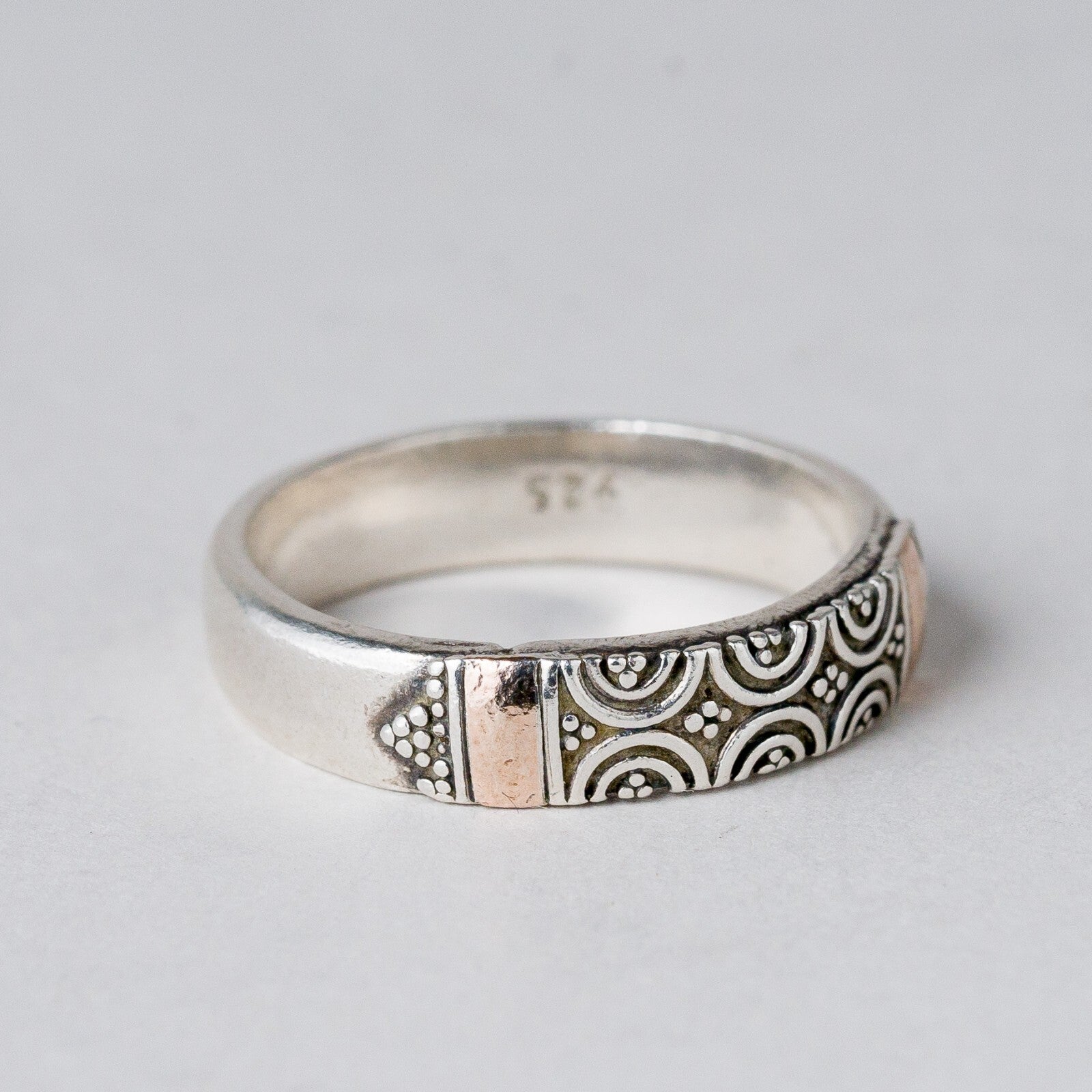 Silber Ring 925 Größe 54 (17,2 mm Ø) 3,75 g5