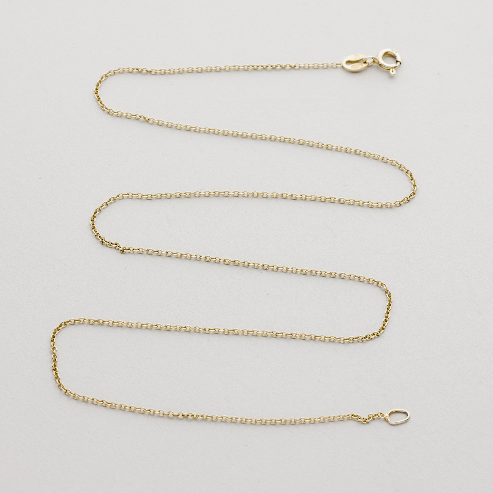 Silberkette 925er Silber 2g Ankerkette 42 cm0