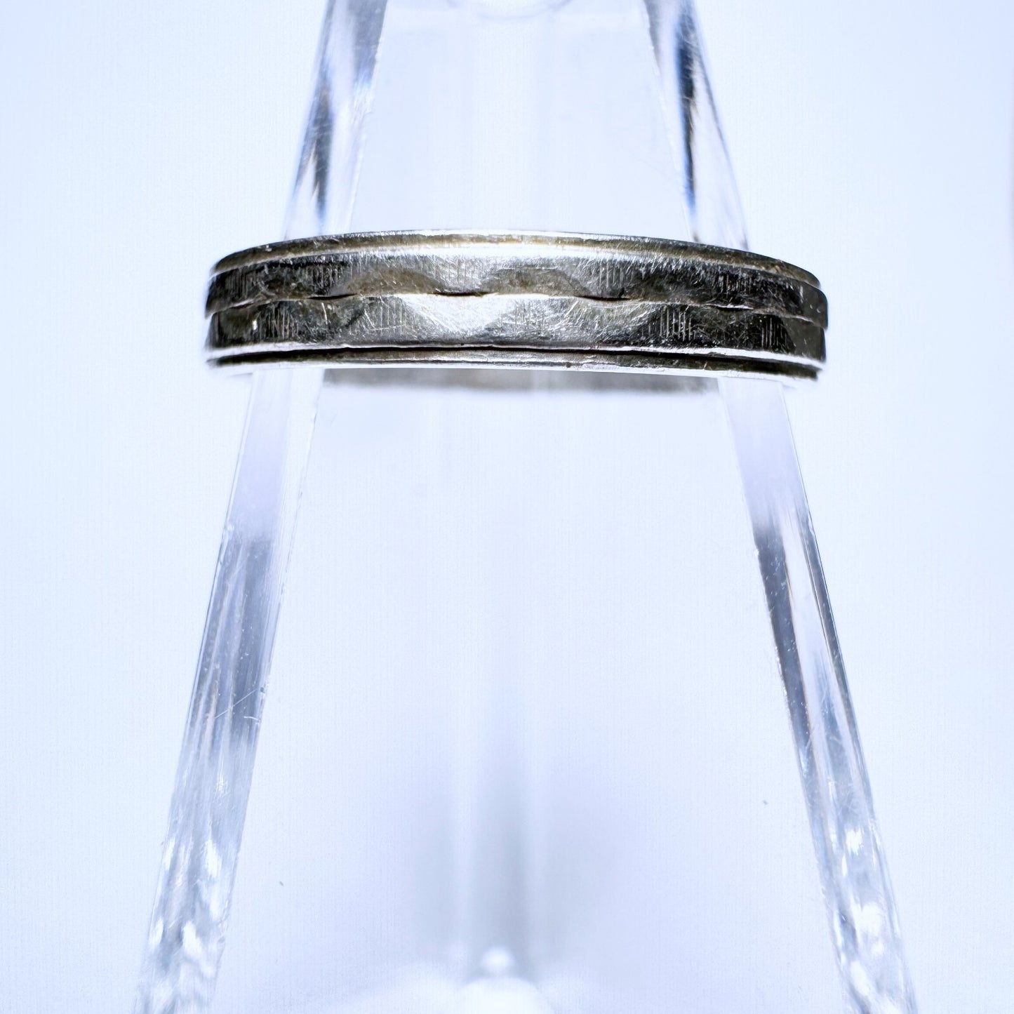 Ring 835er Silber Größe 51 mit Welle 1,19g0
