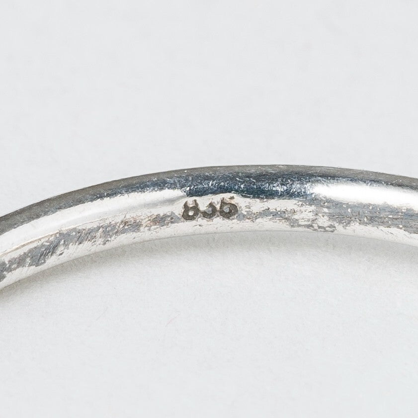 Silberring  835er Silber 1,33 g Größe 55 (17,5 mm Ø)3