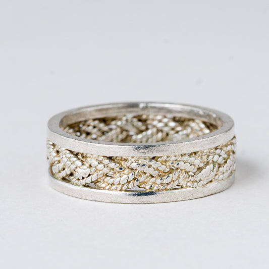 Silber Ring 925 Größe 47 (15,0 mm Ø) 2,32 g0