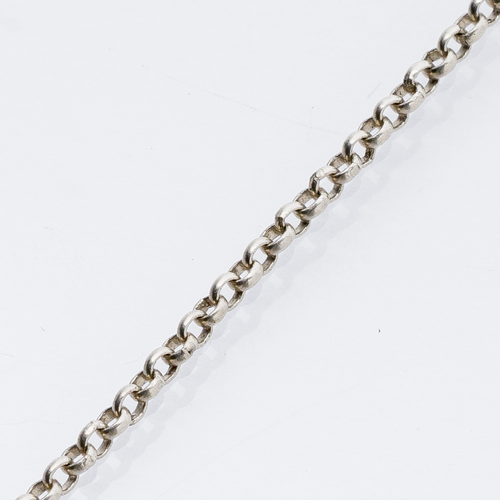 Halskette Ankerkette 52 cm 835er Silber 4,7 g0