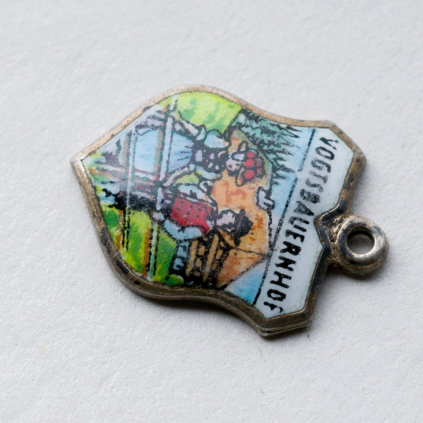 Souvenir Anhänger Silber Vogtsbauernhof 1,5 cm 1,02 g4