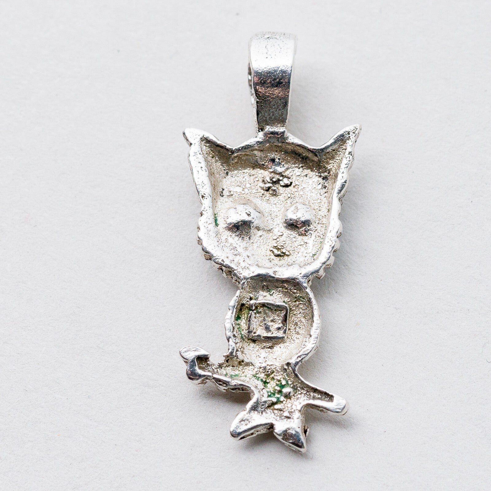Silber Anhänger Kettenanhänger Eule 3 cm 2,3 g3