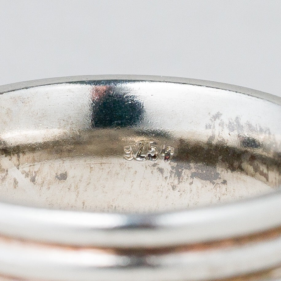 Silber Ring 925 Größe 55 (17,5 mm Ø) 9,6 g6