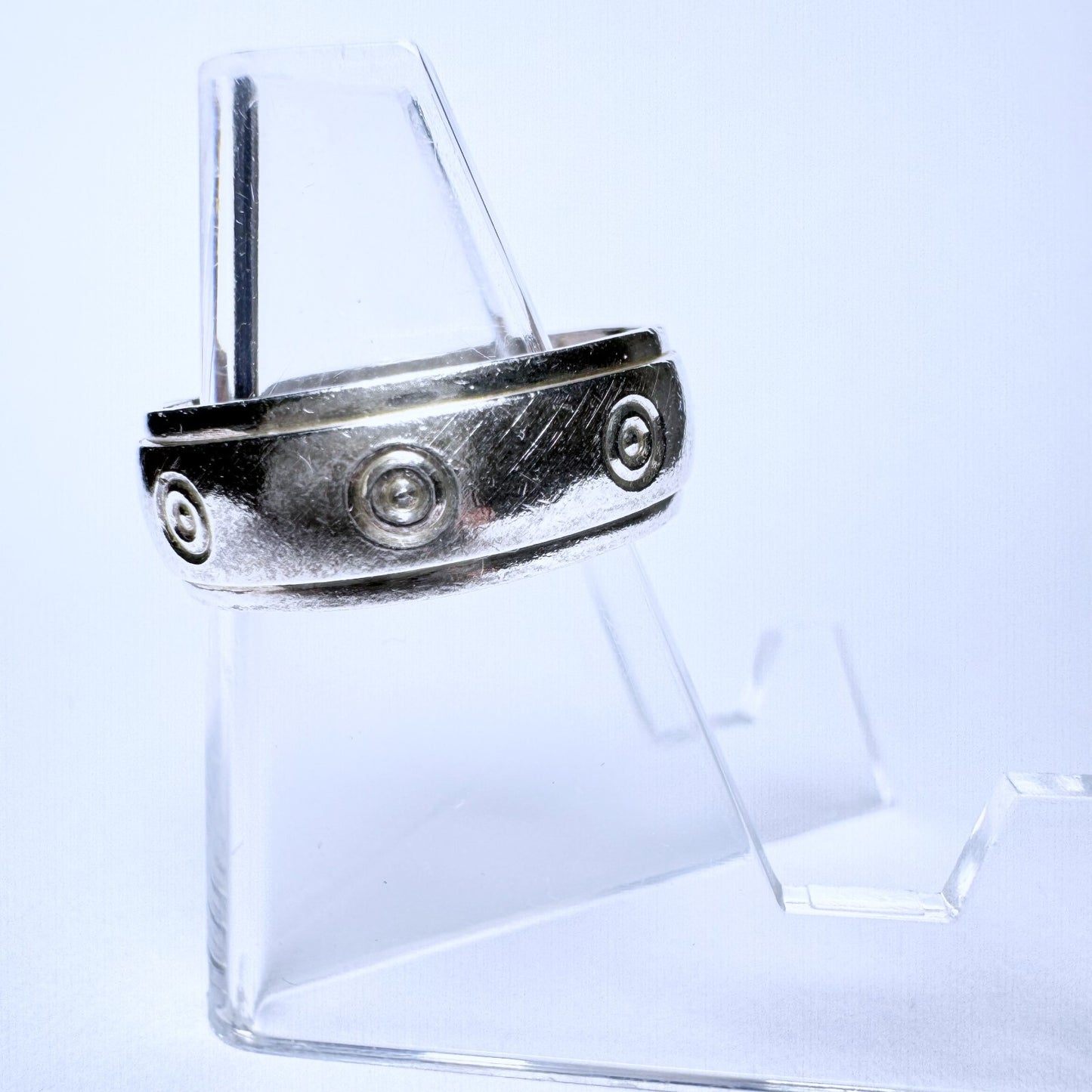 Ring 925er Silber Größe 58 genietet 4,98g4
