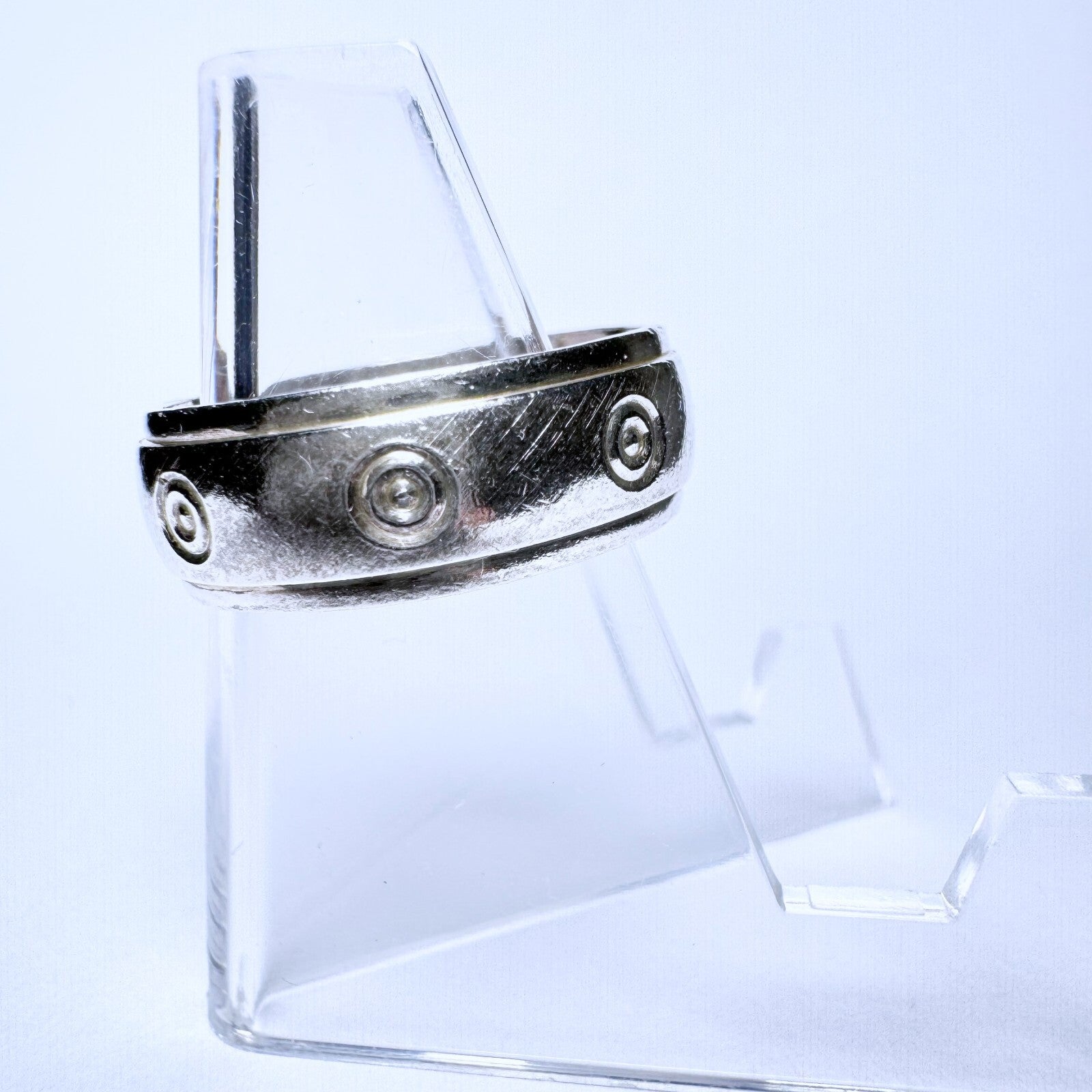 Ring 925er Silber Größe 58 genietet 4,98g4