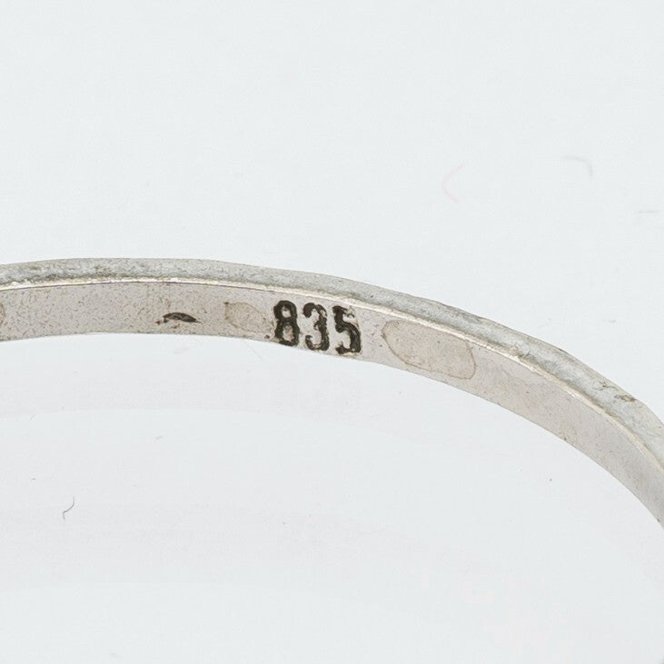 Silberring  835er Silber 0,47 g Größe 56 (17,8 mm Ø)4