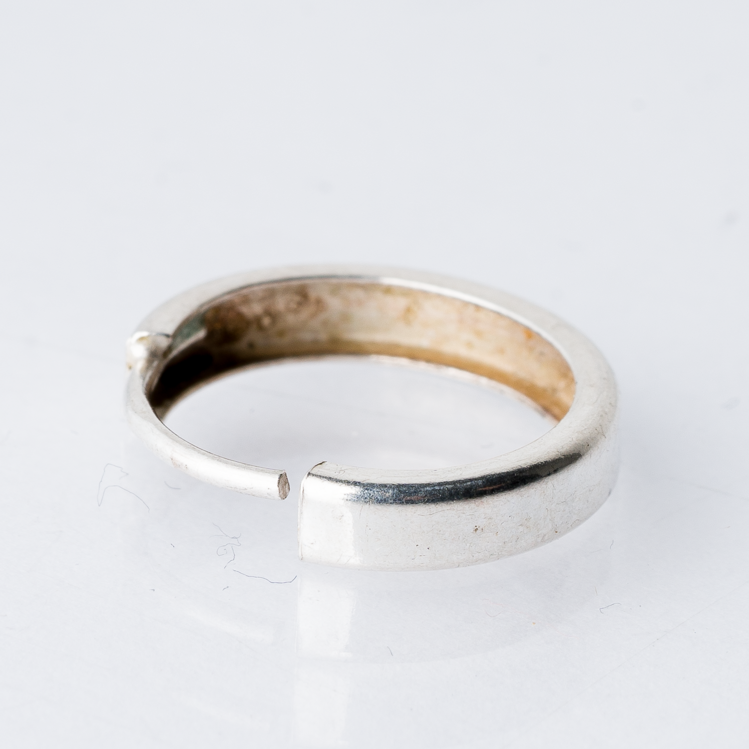 Einzelner Ohrring Creole Silber 0,69 g3