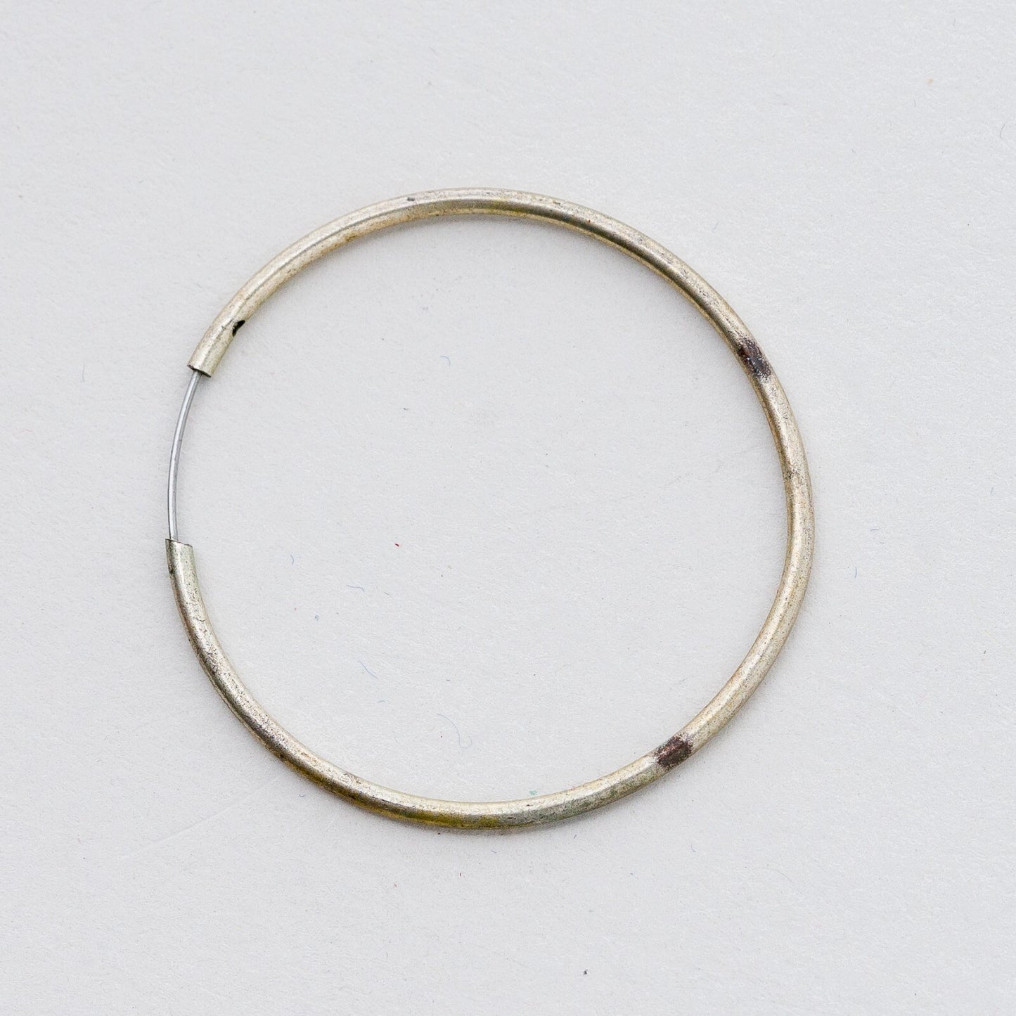 Einzelner Ohrring Creole Silber 0,8 g2
