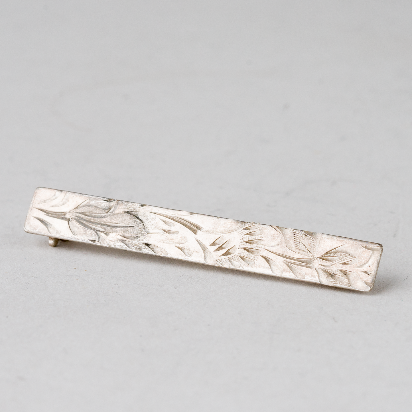 Brosche 835er Silber 2,39 g 4,5 cm0