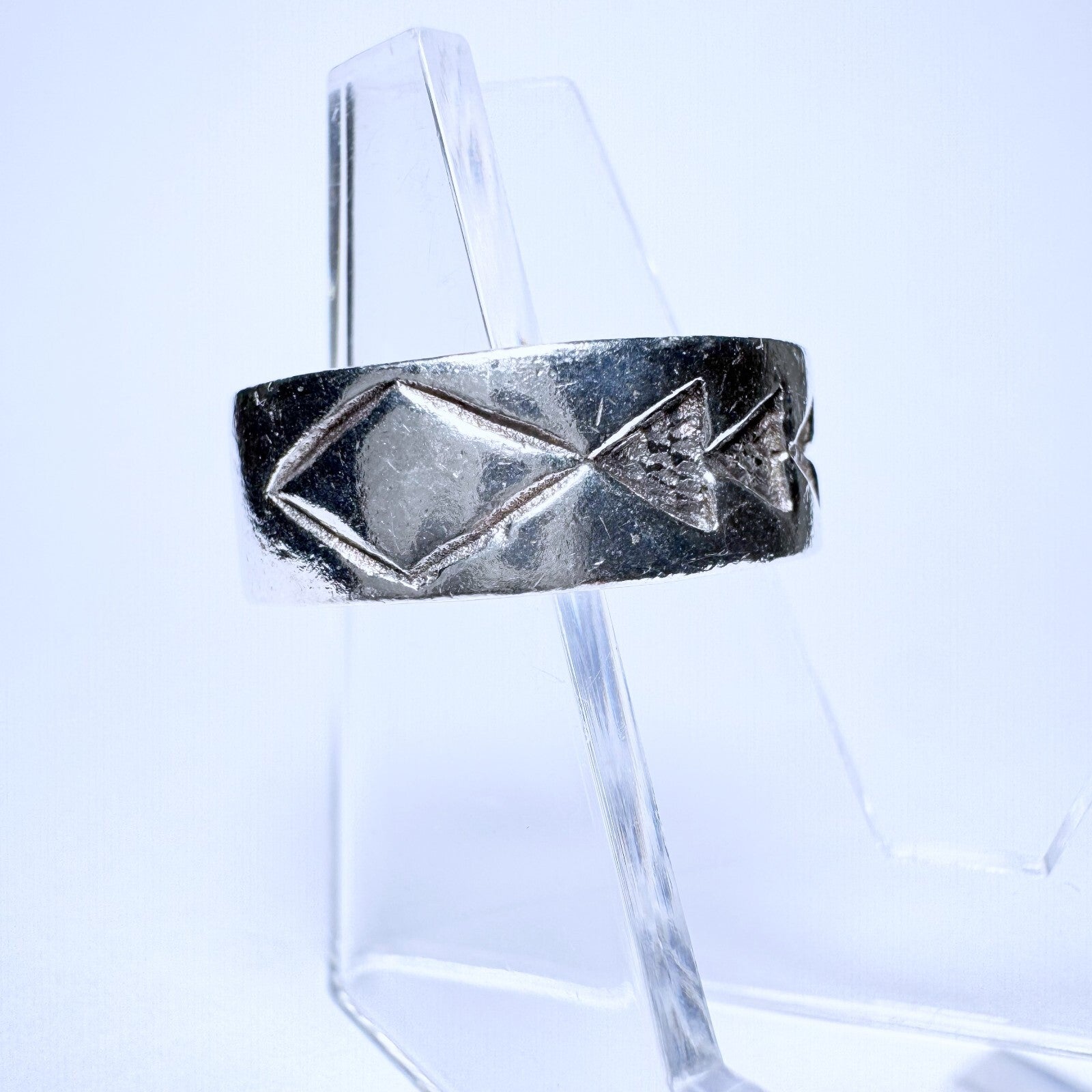 Ring 925er Silber Größe 58 Ethno Muster 5,19g5