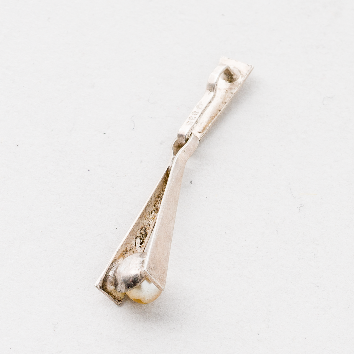 Anhänger Perle 835er Silber 1,4 g 3,5 cm1