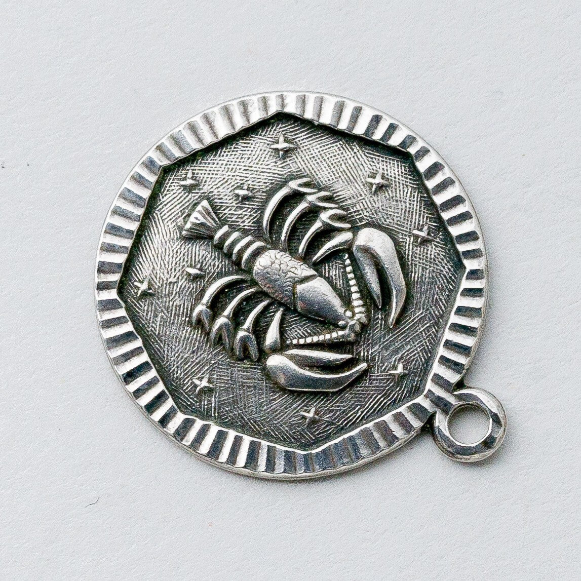Silber Anhänger Kettenanhänger 835 Sternzeichen Krebs 1,98 g1
