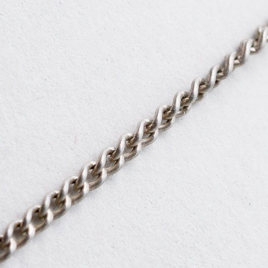 Silber Halskette 835 Panzerkette 1,6 mm 66 cm 4,52 g2