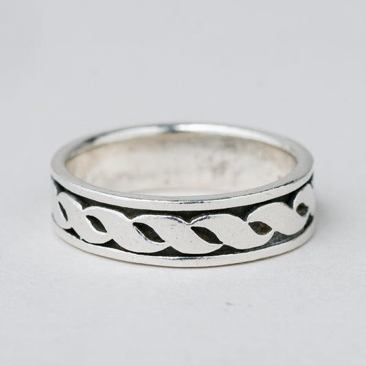 Silber Ring 925 Größe 59 (18,8 mm Ø) 5,21 g0