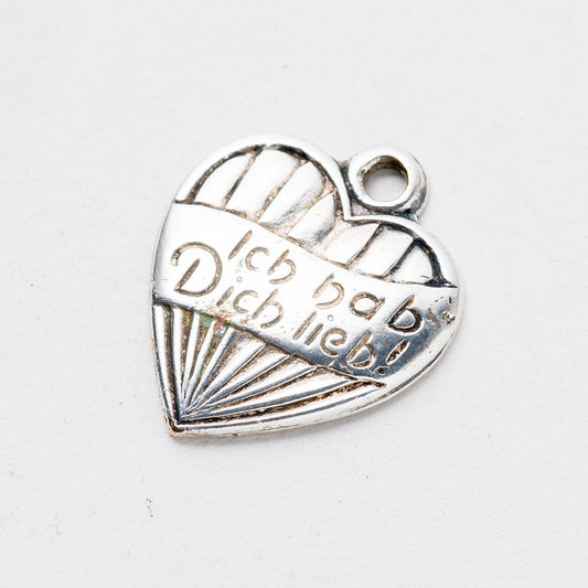 Anhänger Silber Herz "Ich liebe dich" 1,8 cm 1,59 g0