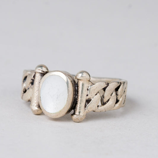 Ring Opal 3,79 g 925er Silber Größe 52 (16,5 mm Ø)0
