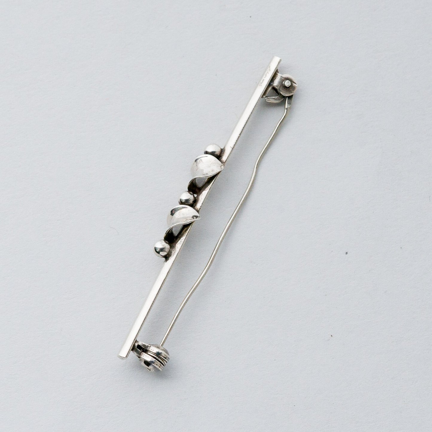 Silber Brosche Spange 835 Kugeln 2,19 g1