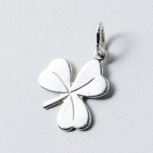 Anhänger 925 Silber Kleeblatt 2 cm 0,79 g0