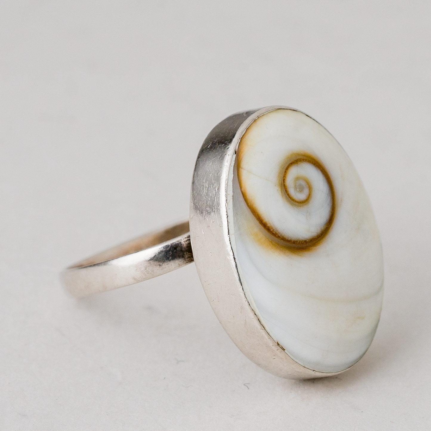 Ring Muschel 6,46 g 925er Silber Größe 60 (19,1 mm Ø)1