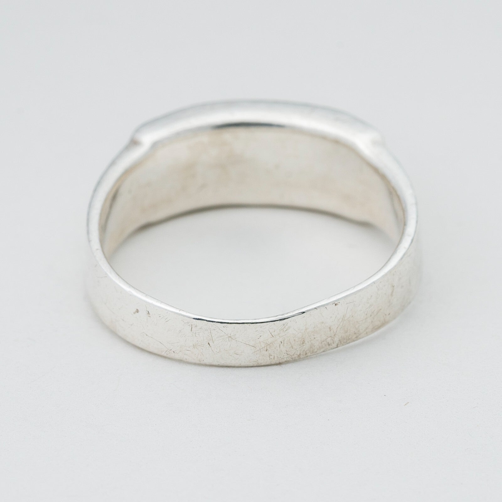 Silberring Blau 925er Silber 4,95 g Größe 59 (18,8 mm Ø)2