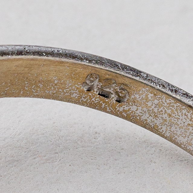 Ring ohne Besatz 1,86 g 925er Silber Größe 53 (16,8 mm Ø)4