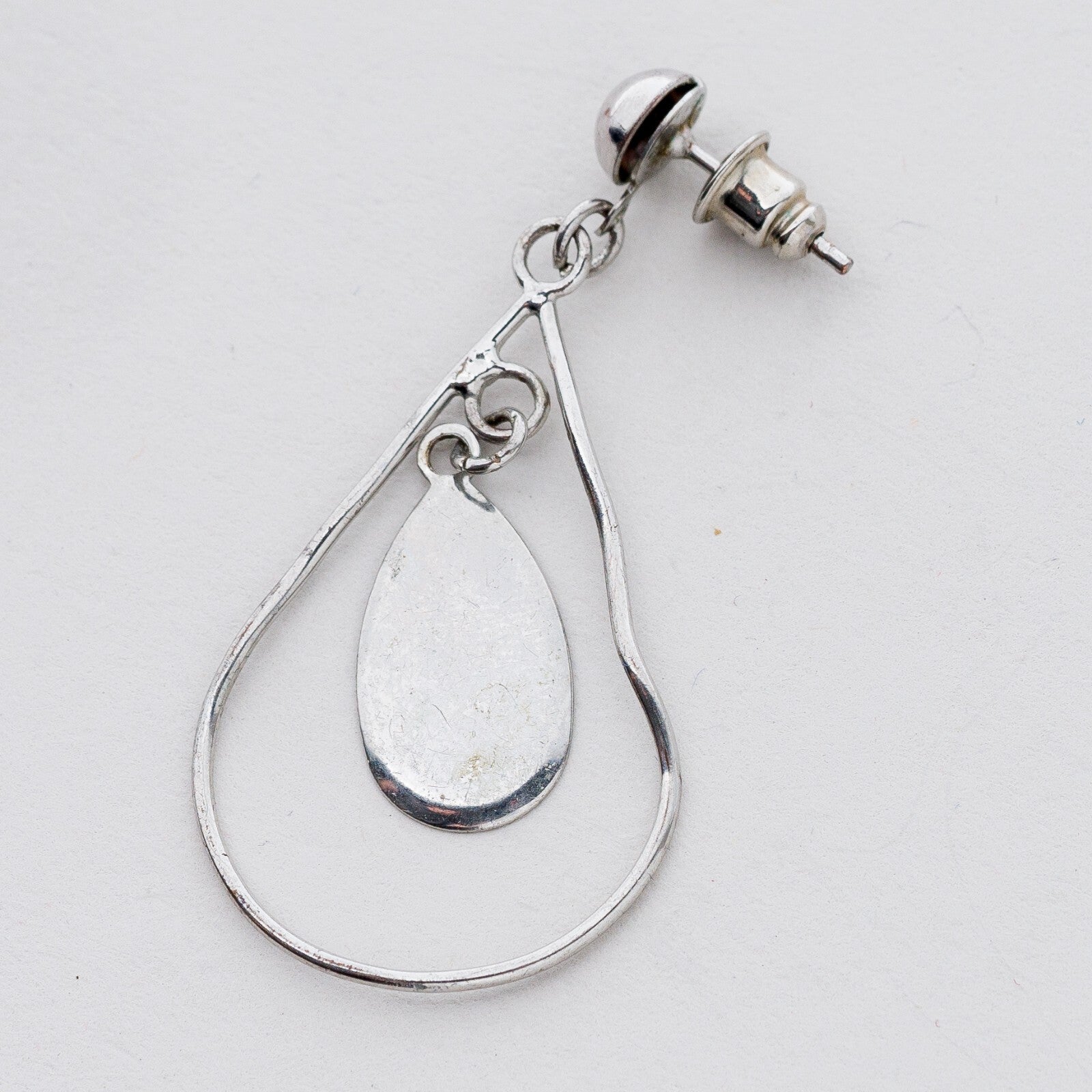 Einzelner Ohrring Hängeohrring Silber 1,5 g0
