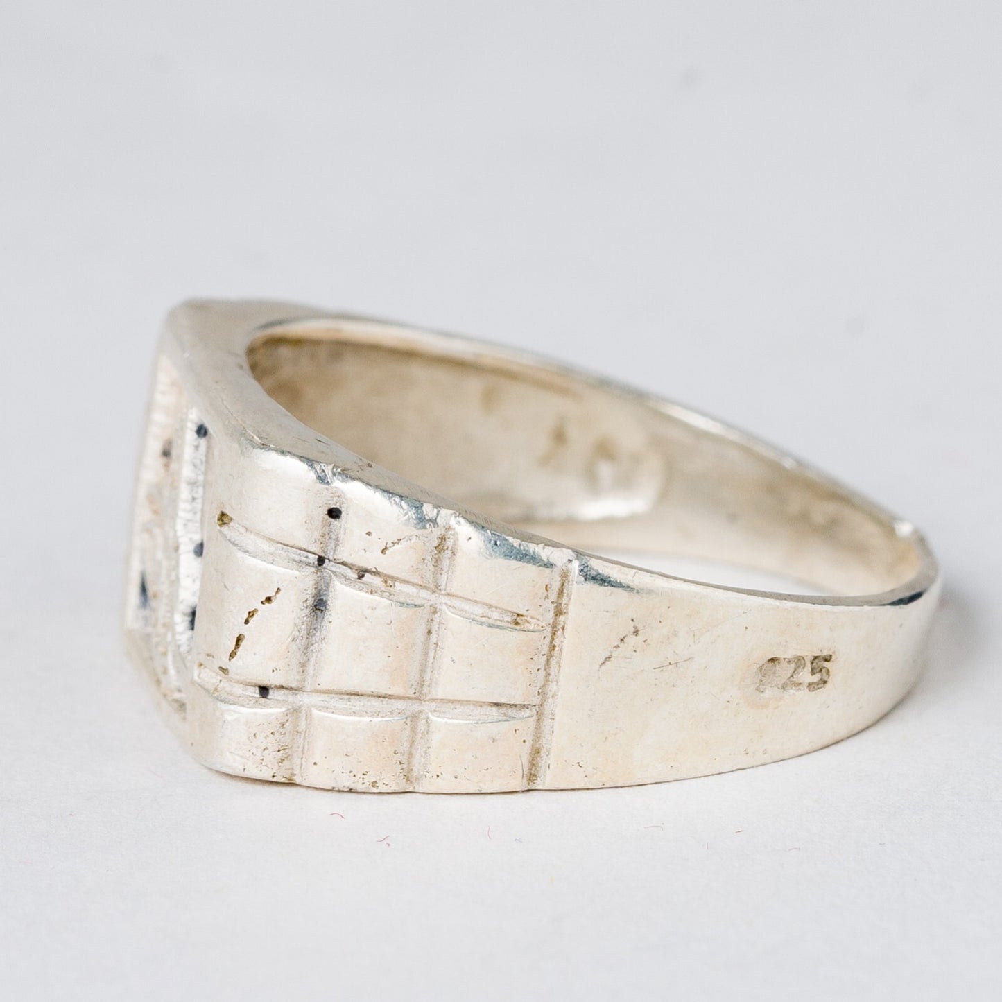 Silber Ring 925 Größe 60 (19,1 mm Ø) 4,4 g4