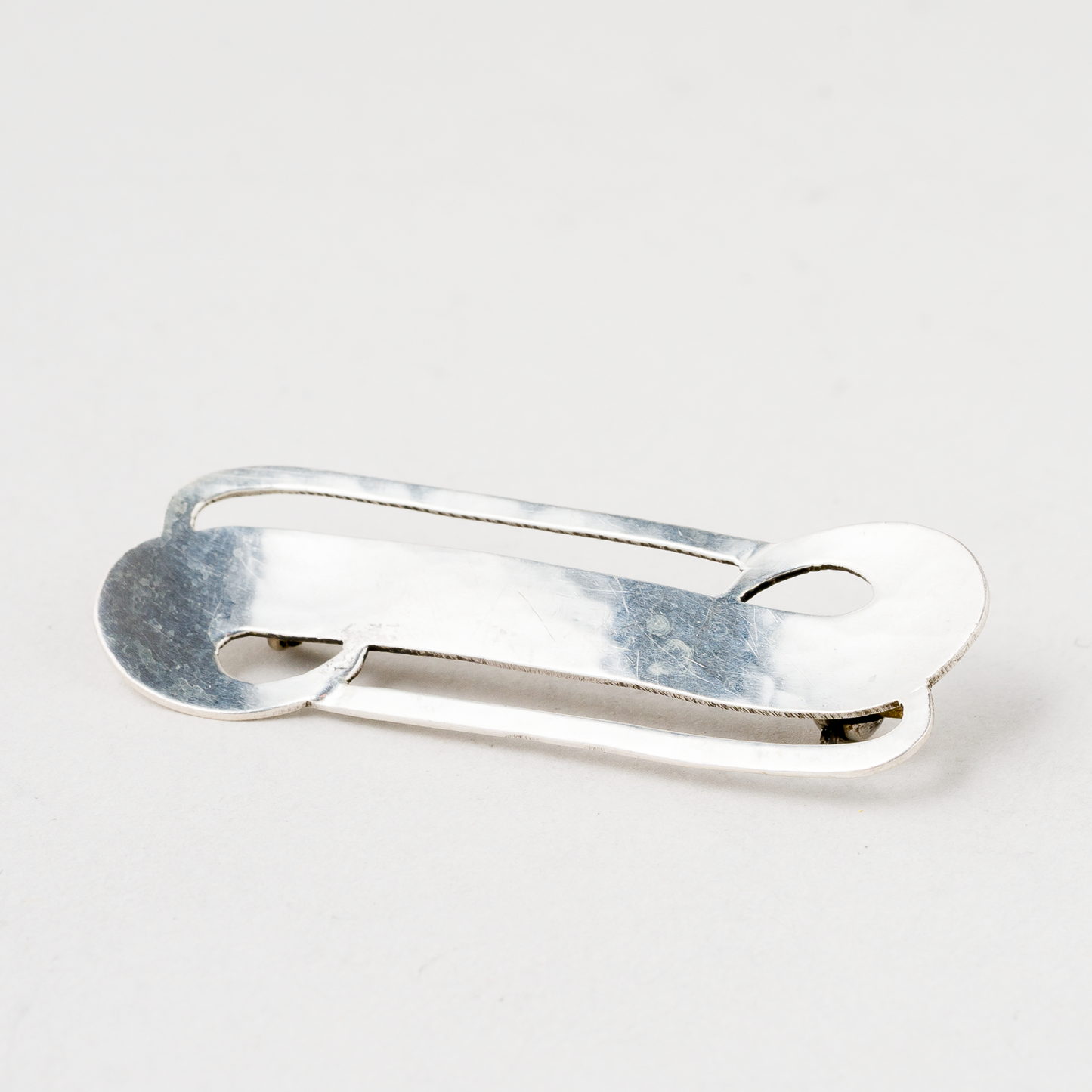 Brosche 835er Silber 4,72 g 5 cm0