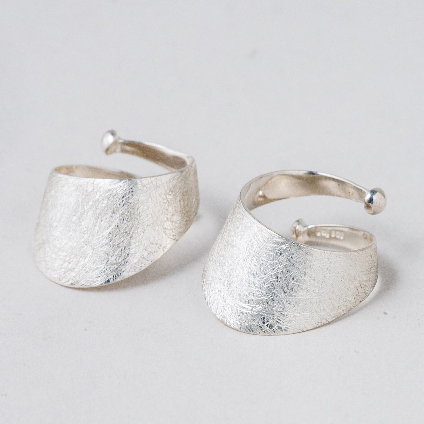 2 x Ring 925 Silber Größe flexibel 9,79 g1