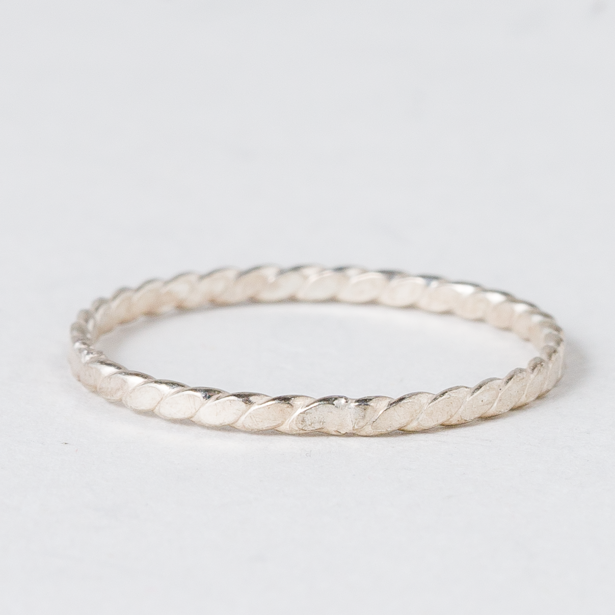 Ring 835er Silber 0,5 g Größe 51 (16,2 mm Ø)0
