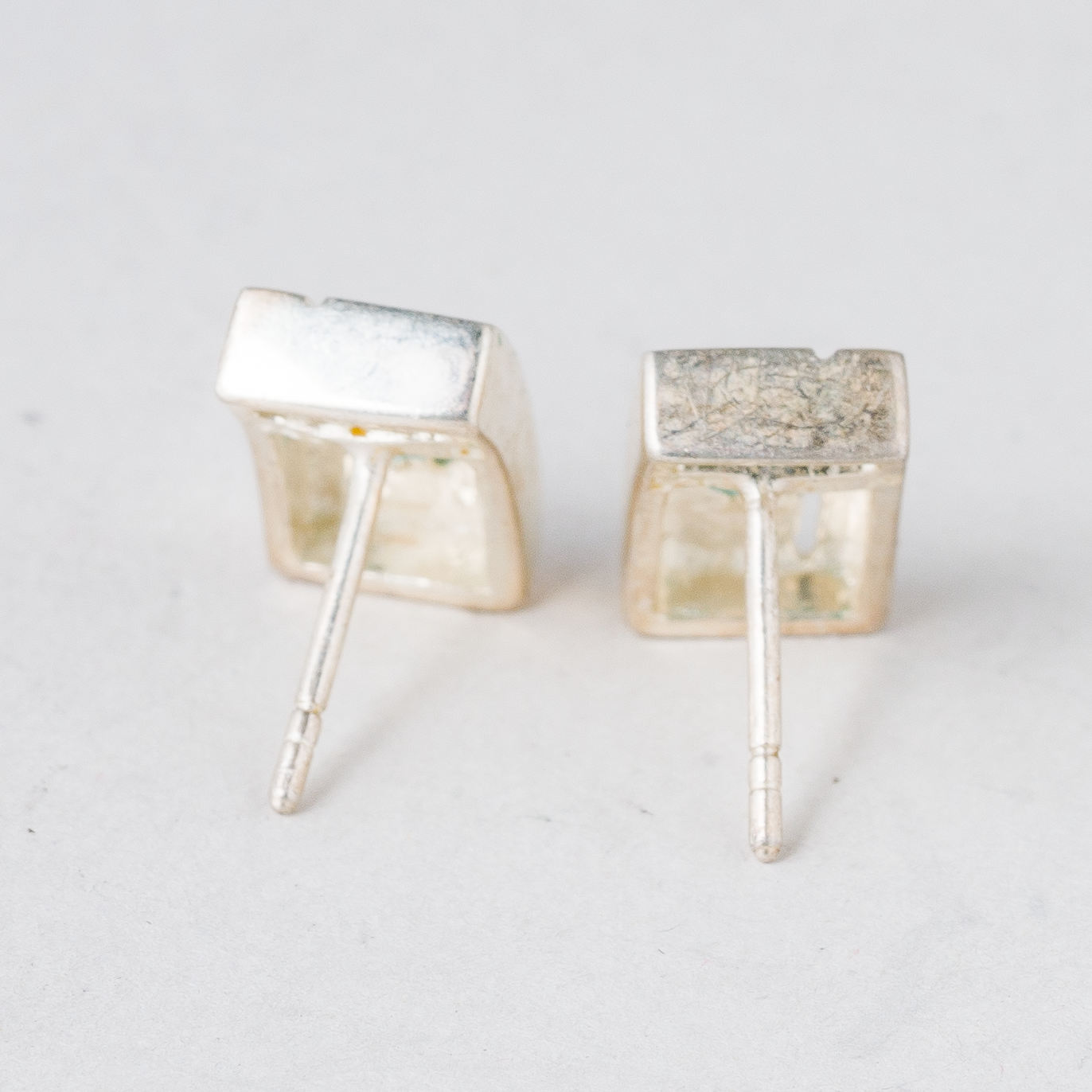 Ohrringe Ohrstecker Hellblaue Steine 925er Silber 3,03 g1