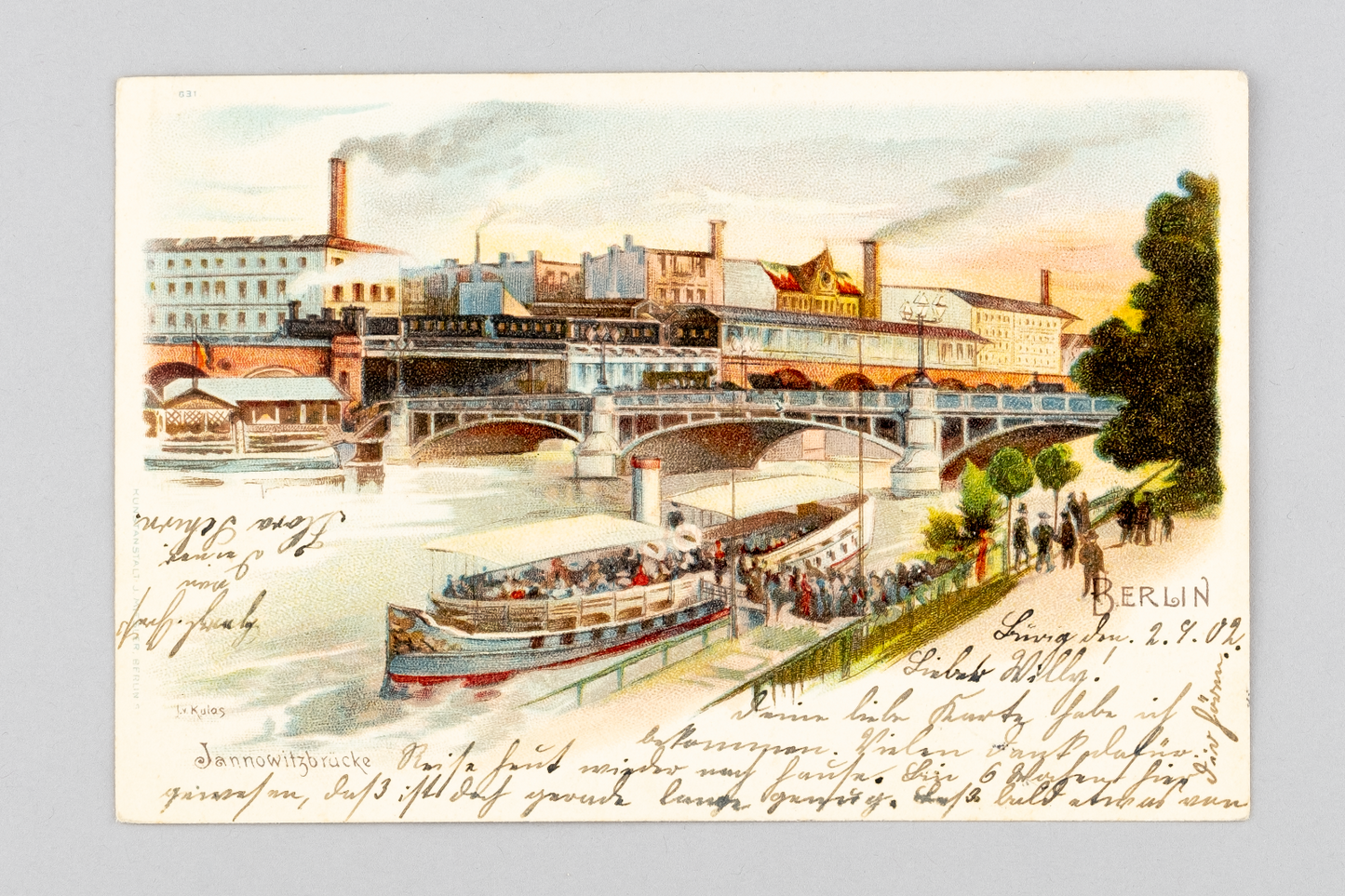 Ansichtskarte Gruss aus Berlin Jannowitzbrücke 19020