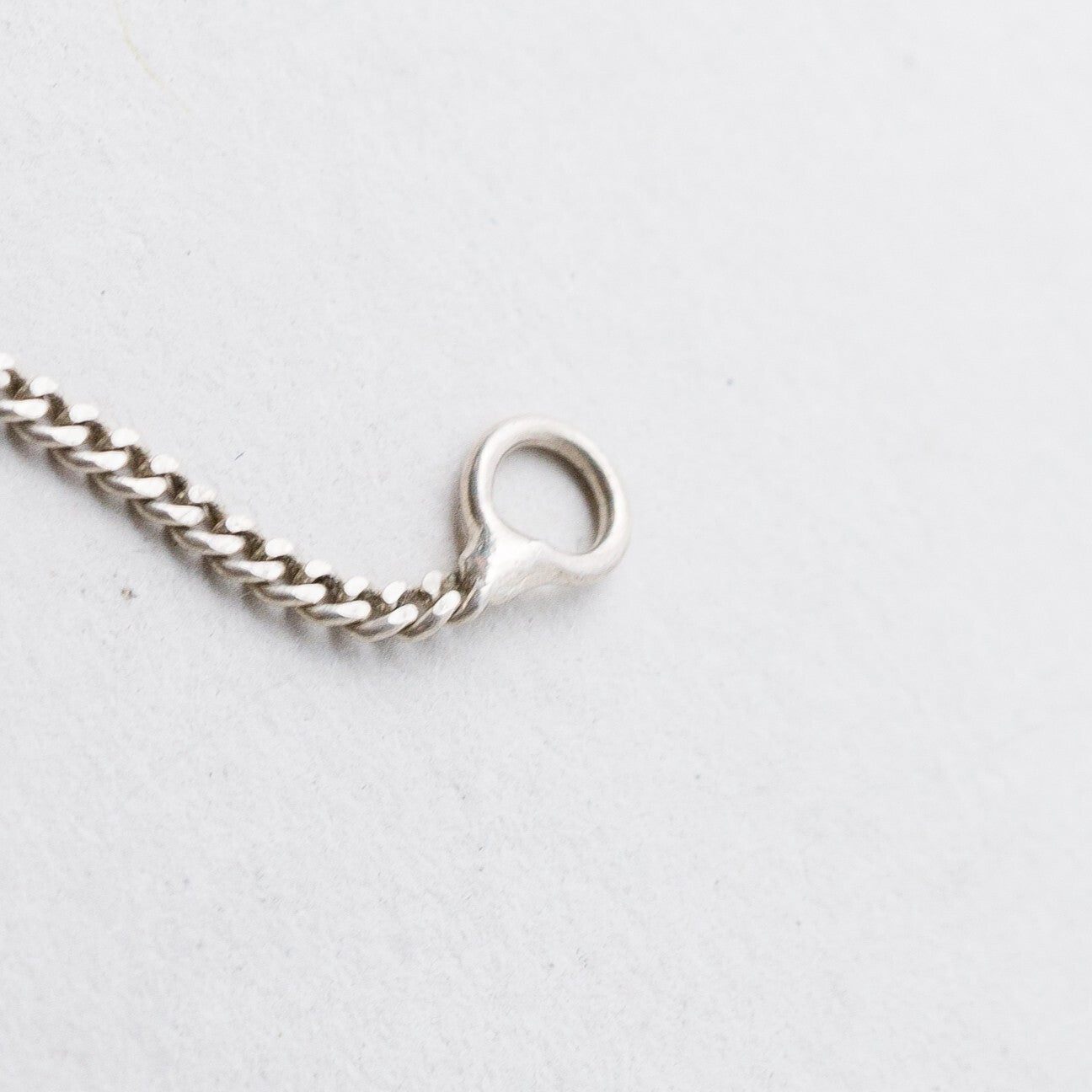 Silber Halskette 800 Panzerkette 1,4 mm 62 cm 3,44 g5