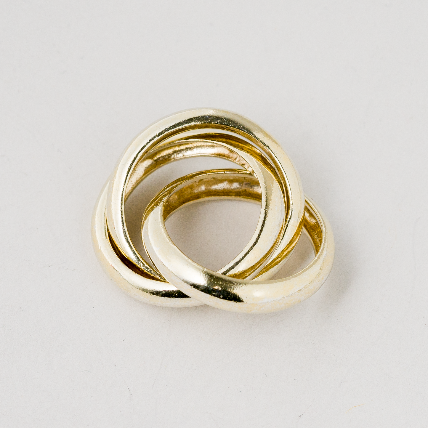 3 x Ring vergoldet 925er Silber 12,22 g Größe 54 (17,2 mm Ø)5