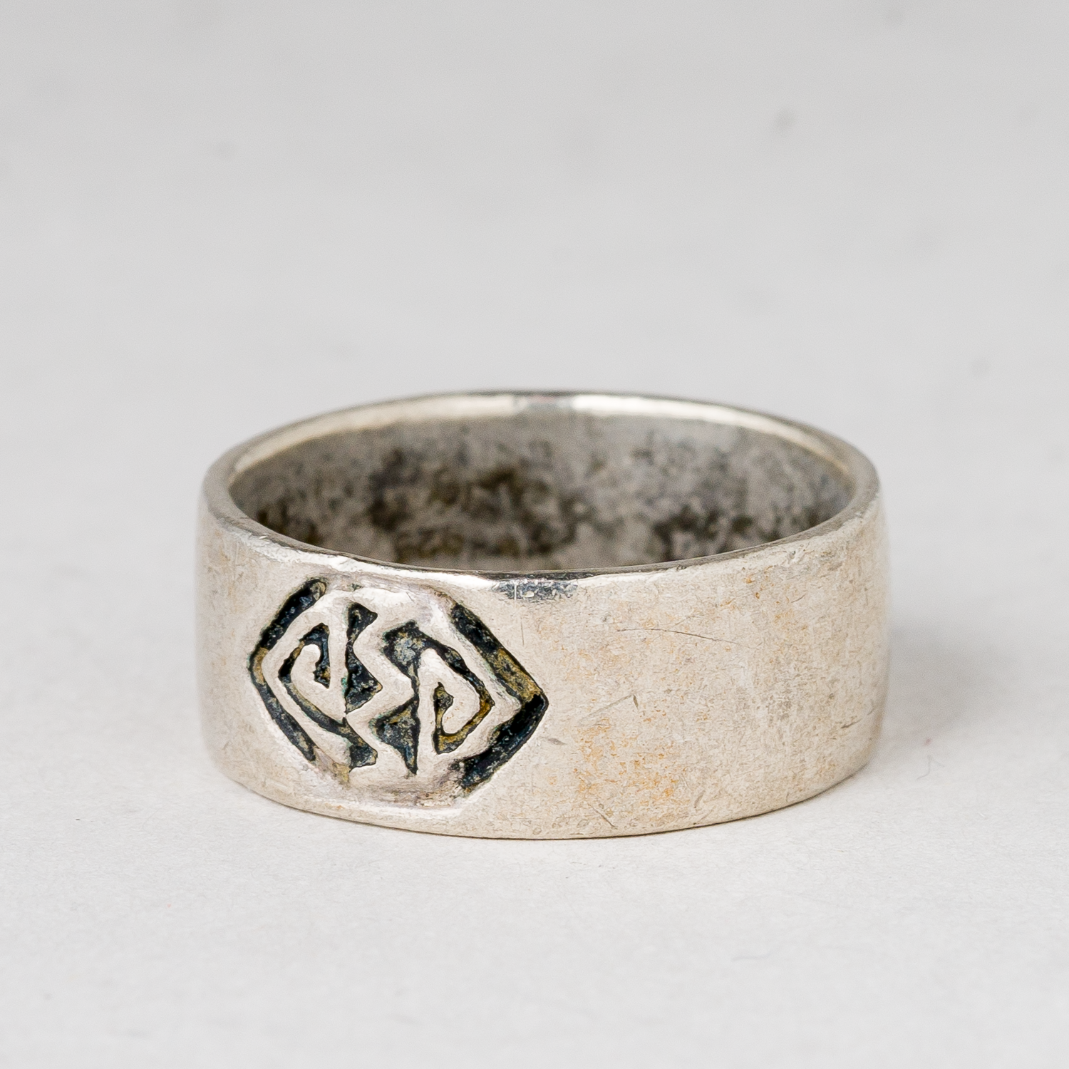 Ring 925er Silber 5,41 g Größe 54 (17,2 mm Ø)0