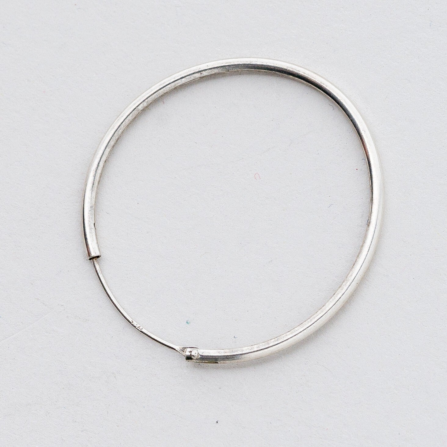 Einzelner Ohrring Creole Silber 0,81 g2