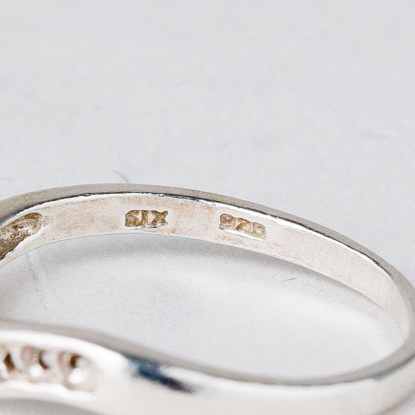 Silber Ring 925 Ohne Steine Größe 53 (16,8 mm Ø) 1,52 g7