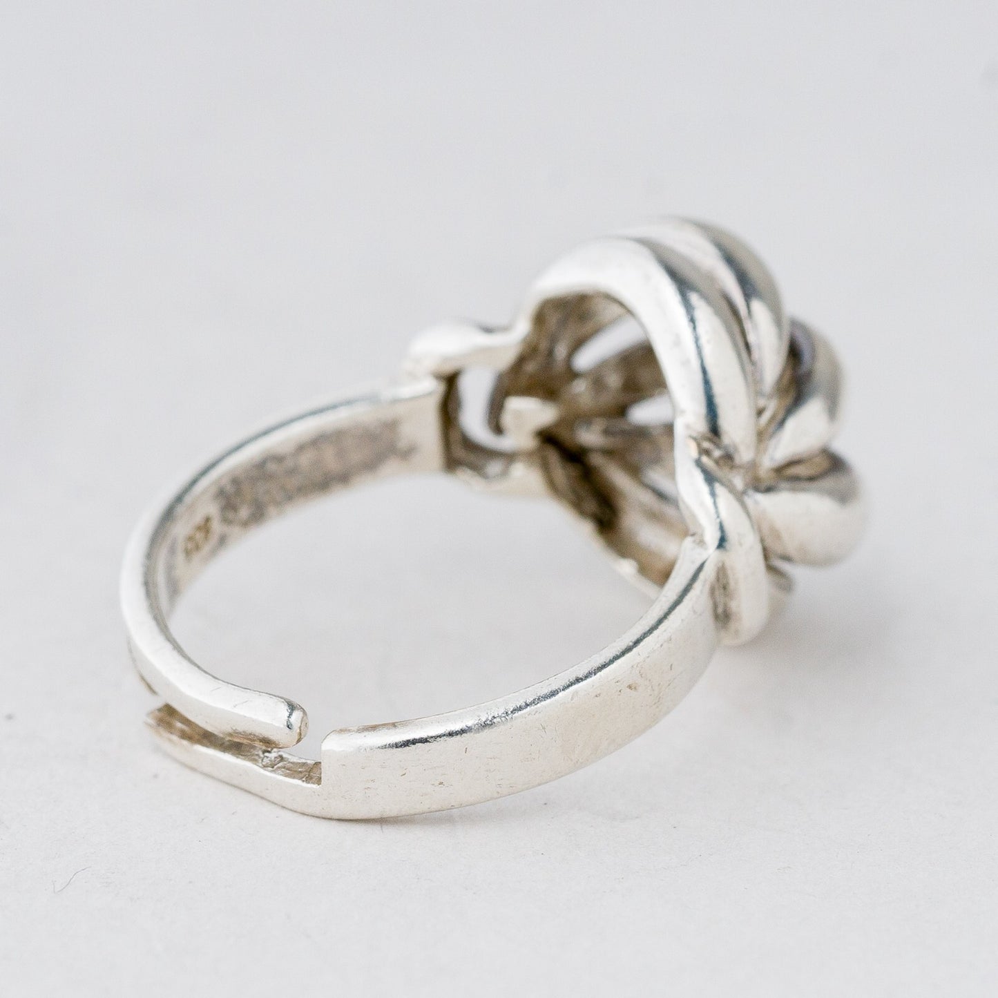 Ring 835 Silber Knoten Größe flexibel ca. 54 4,87 g4
