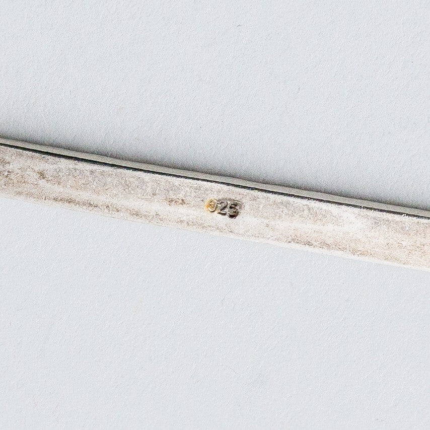 Silber Brosche Spange 925 Relief 3,25 g7