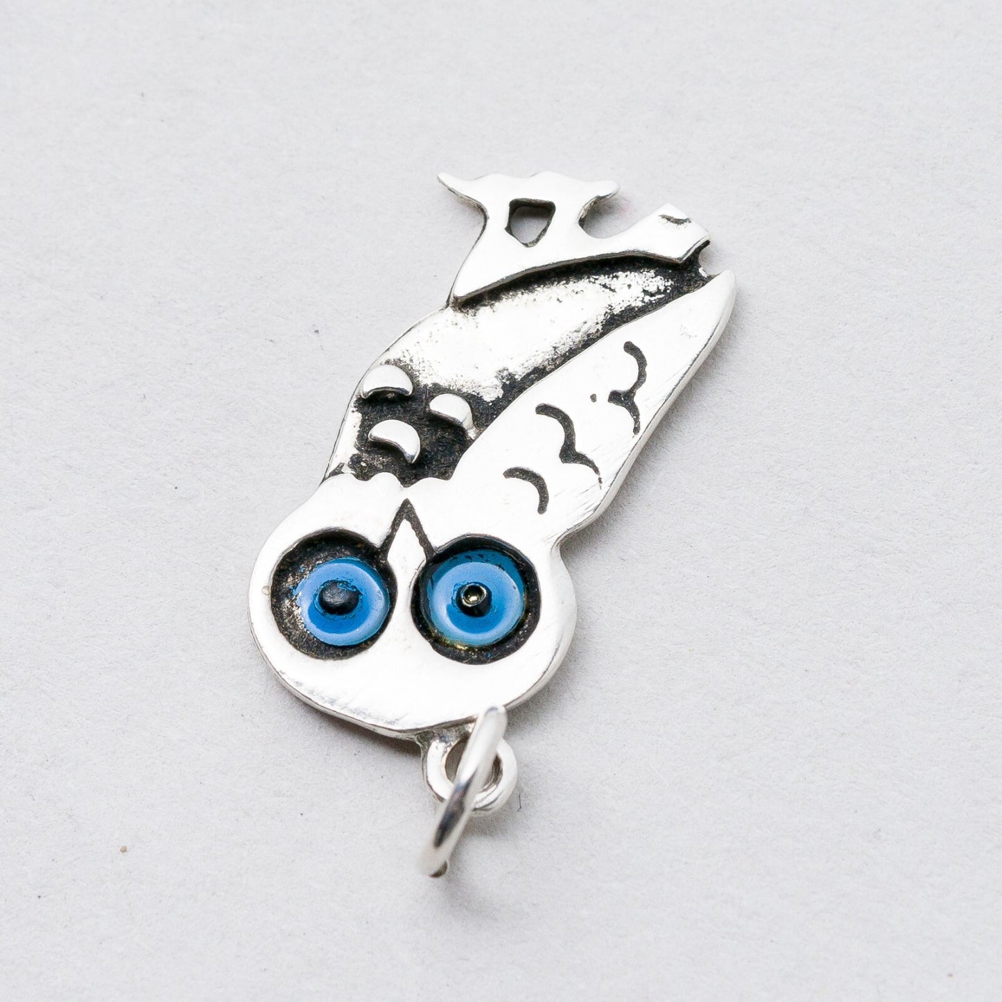 Silber Anhänger Kettenanhänger Eule 2,5 cm 1,69 g1