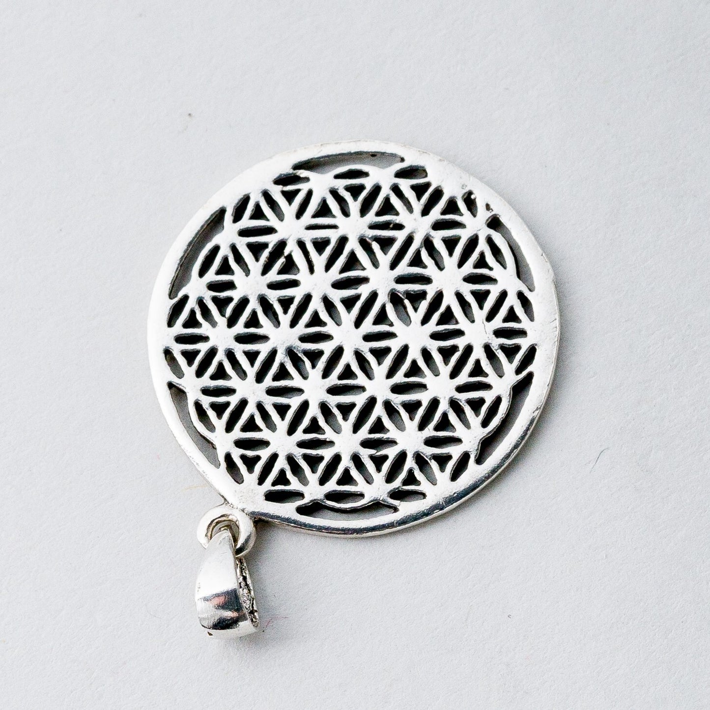 Silber Anhänger Kettenanhänger Mandala 2,23 g2