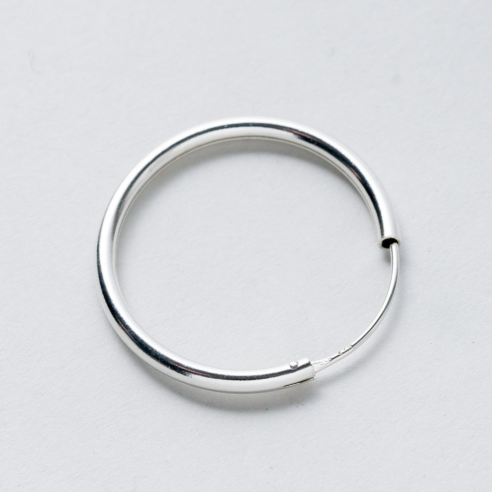 Einzelner Ohrring Creole Silber 925 1,78 g4