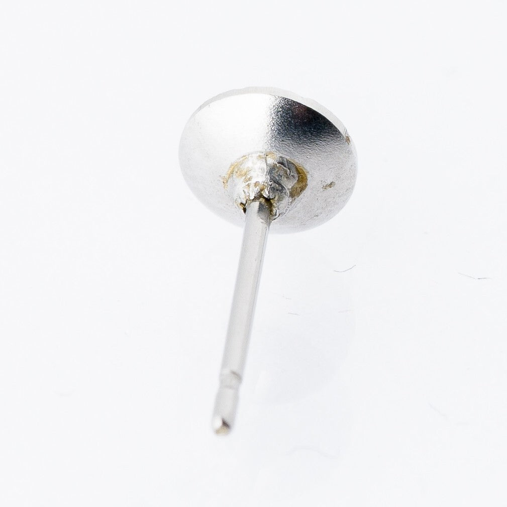 Einzelner Ohrring Ohrstecker Ohne Perle Silber 0,9 g1